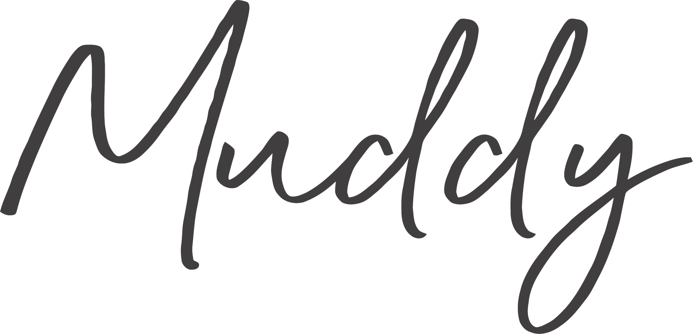Muddy Logo Black and White | Creatif Media Group